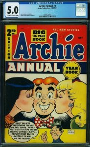 ARCHIE ANNUAL #2, CGC 5.0 VGF