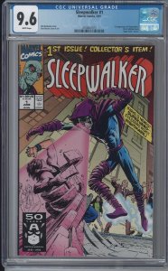 Sleepwalker 1 CGC 9.6 NM+ WP 1st App of Sleepwalker Upper Deck Insert MCU