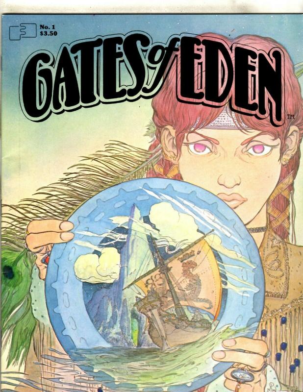 Gates Of Eden # 1 Kaluta Cover Art 1982 Fantagraphics Magazine Book JL20