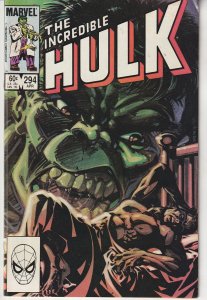 Incredible Hulk(vol. 3)# 294  Prelude to Secret Wars !