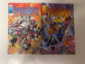 6 StormWatch IMAGE comic books #1 2 6 7 15 16 37 KM28
