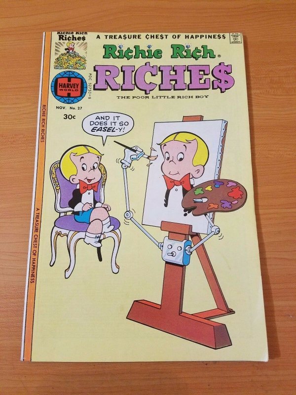 Richie Rich Riches #27 ~ VERY FINE VF ~ (1976, Harvey Comics)