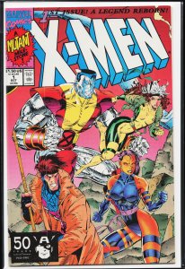 X-Men #1 Colossus and Gambit Cover (1991) X-Men [Key Issue]
