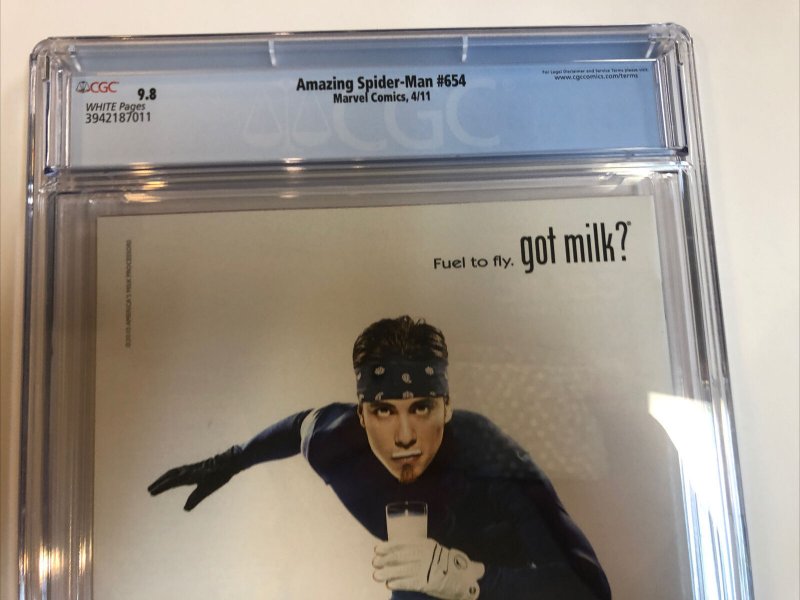 Amazing Spider-Man (2011) # 654 (CGC 9.8 WP) 1st App Flash Thompson As Venom