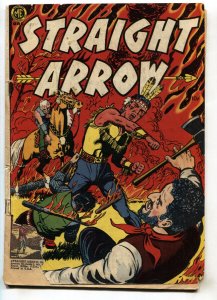 STRAIGHT ARROW-#8--1950--POWELL--GUARDINEER--Golden-age--comic book