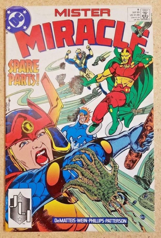 MISTER MIRACLE #8, VF/NM, DeMatteis, Big Barda, 1989, more DC in store