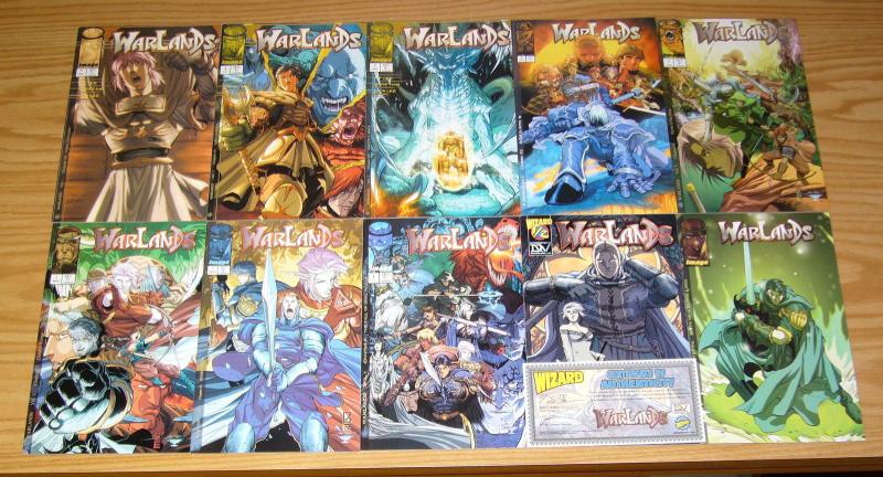 Warlands #0 & 1-12 VF/NM complete series + half (1/2) ½ pat lee image comics set