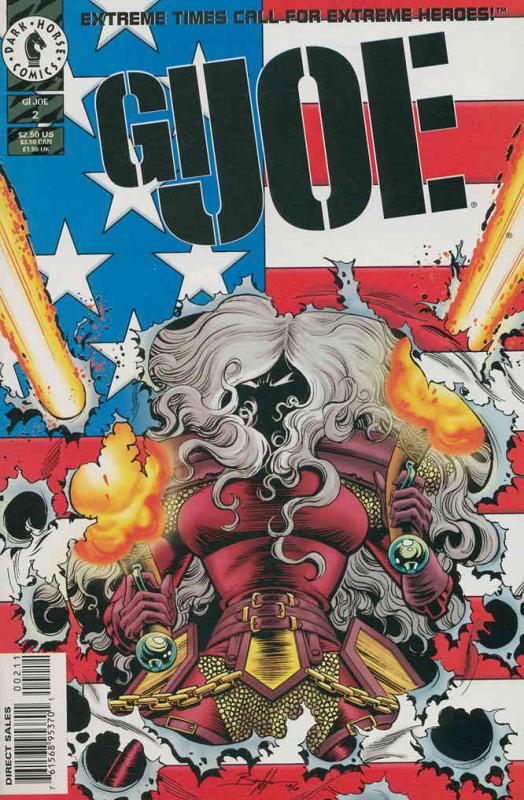 GI Joe (Vol. 2) #2 VF/NM ; Dark Horse | American Flag Cover