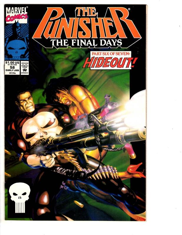 10 The Punisher Marvel Comic Books # 49 50 51 52 53 54 55 56 57 58 Dixon WM3