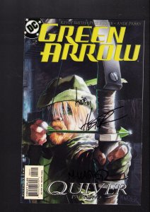 Green Arrow #2 - SIGNED 3X BY M. WAGNER, A. PARKS, P. HESTER! (9.2) 2001