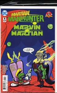 Martian Manhunter/Marvin the Martian Special Variant Cover (2017) Martian Man...
