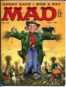 MAD #43-SCARECROW COVER-WOOD-ORLANDO-DRUCKER-1958-vf+