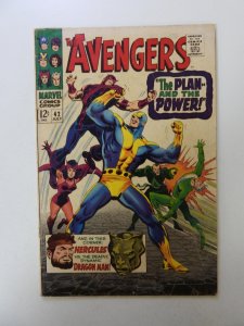 The Avengers #42 (1967) VG- condition