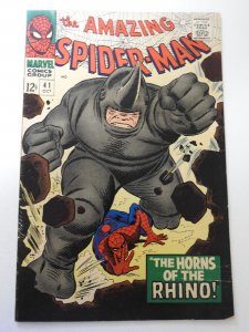 The Amazing Spider-Man #41 (1966) PR Cond missing page does not impact story