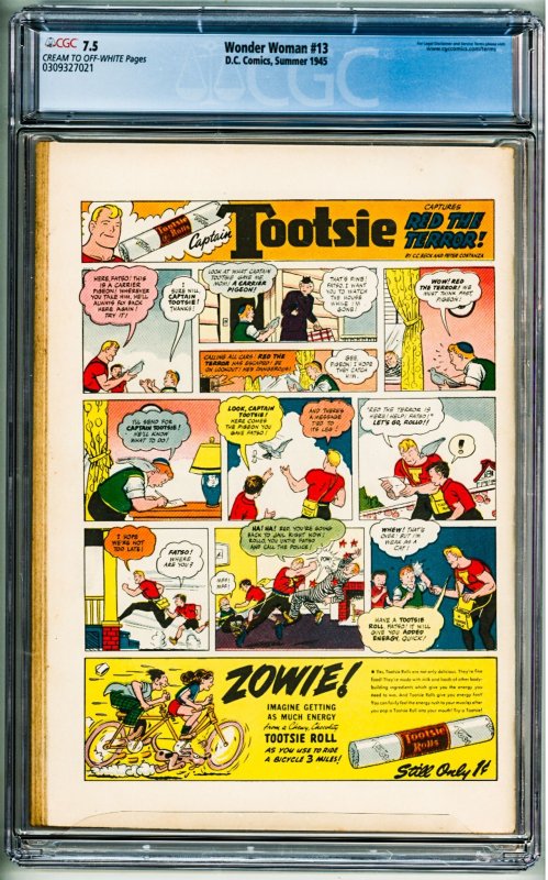 Wonder Woman #13 (1945) CGC 7.5!