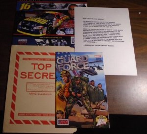 Guard Force 2004 Marvel Greg Biffle Roush NASCAR Army National Guard Folder