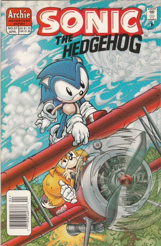 Sonic the Hedgehog 57 VF Newsstand