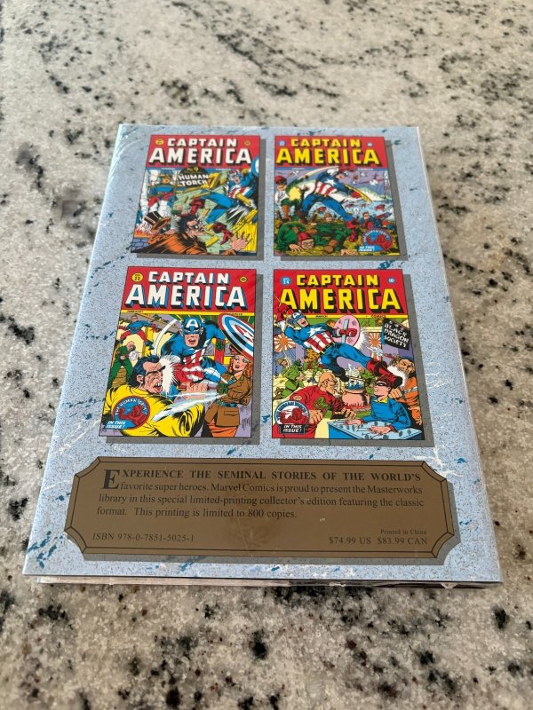Marvel Masterworks Vol # 189 Captain America Limited To 800 SEALED Copy 1 J416