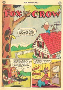 REAL SCREEN COMICS #32 (1950) 6.0 FN  Fox & Crow, Flippity & Flop,Tito & Burrito