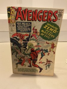 Avengers #6  1964  VG  1st App Baron Zemo and Masters of Evil!