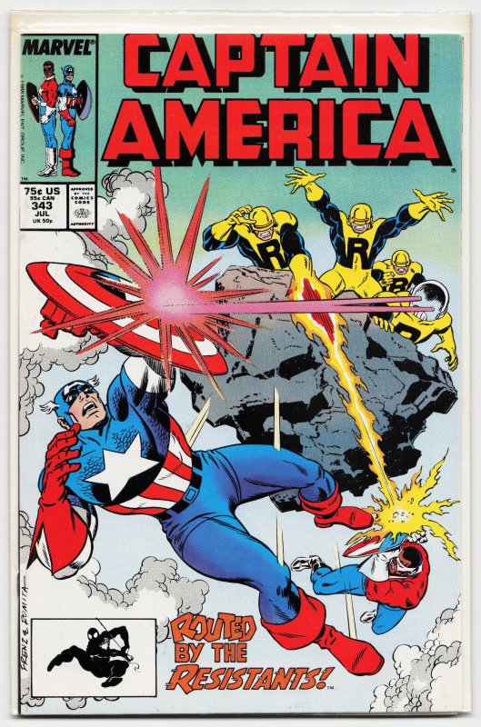 Captain America #343 (1988) Captain America