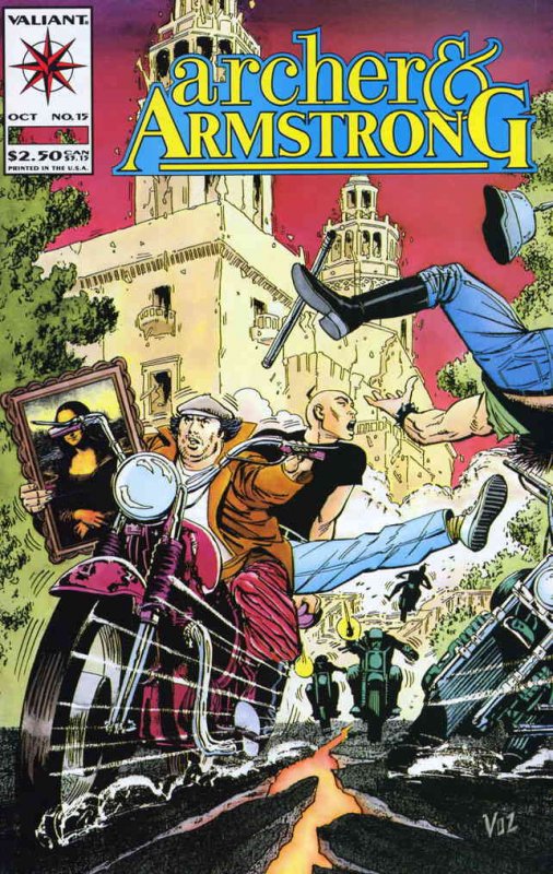Archer And Armstrong #15 VF/NM ; Valiant | Mona Lisa Cover