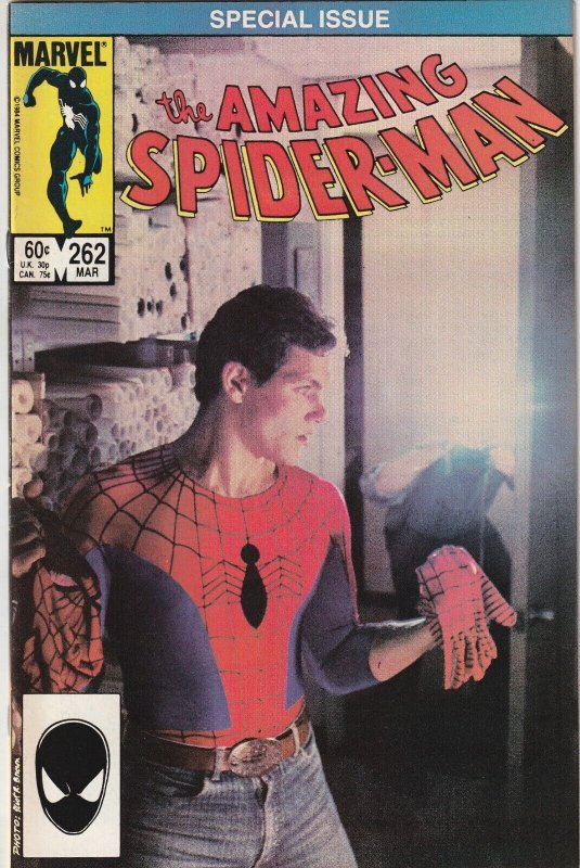 Amazing Spider-Man # 262 Cover A Marvel 1985 Spider-Man Photo Cover [T6]