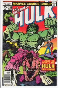 The Incredible Hulk #223 (1978) Hulk