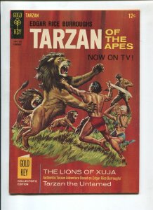 TARZAN #164 1967-GOLD KEY-EDGAR RICE BURROUGHS-VF