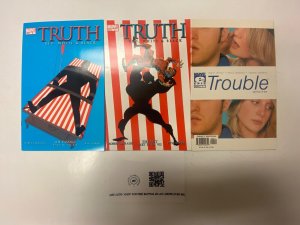 3 MARVEL EPIC comic books Truth #3 4 Trouble #4 16 KM11