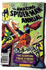 Amazing Spider-Man Annual #18 1984 Marvel Newsstand Scorpion 1st Print Comic
