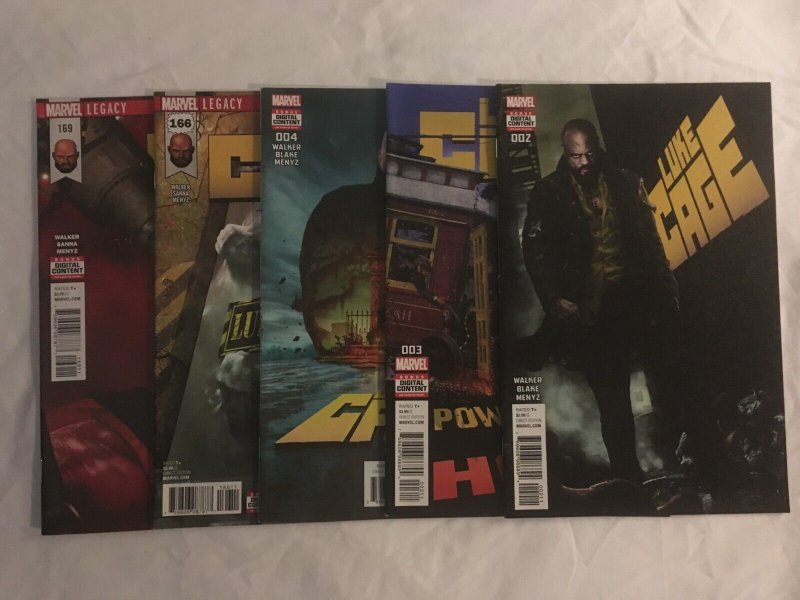 LUKE CAGE #2, 3, 4, 166, 169 VFNM Condition