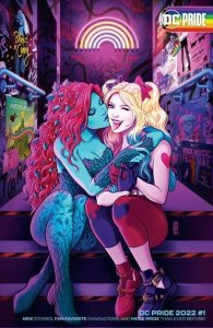 (2022) DC PRIDE #1  JEN BARTEL VARIANT HARLEY QUINN POISON IVY COVER