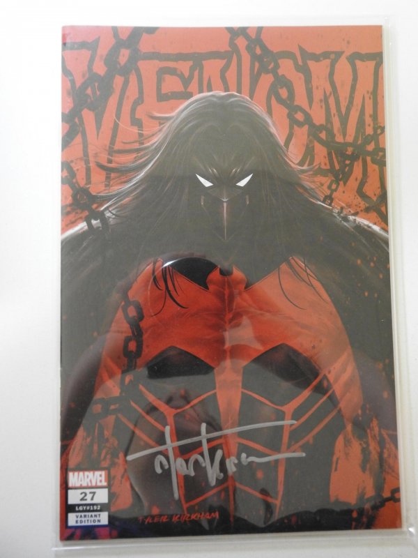 Venom #27 Tyler Kirkham Exclusive Variant- Signed by Tyler Kirkham W/Cert!