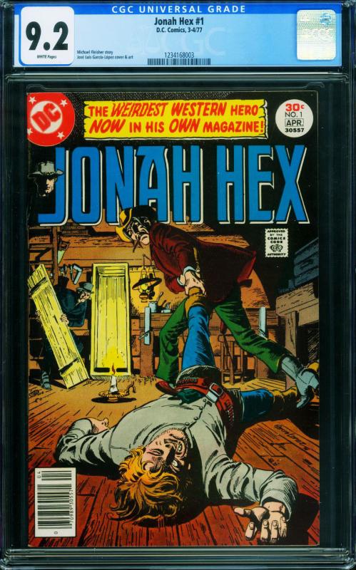 Jonah Hex #1 CGC 9.2 DC comic book 1977-FIRST ISSUE- 1234168003