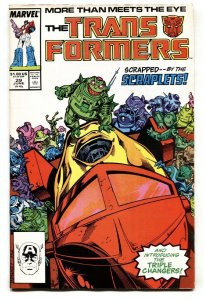 TRANSFORMERS #29 comic book 1987 1st team appearance of the Scraplets