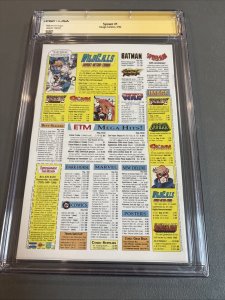Spawn (1992) # 1 (CGC 9.8 SS) Signed & Sketch Ken Stacy • Signed Todd McFarlane