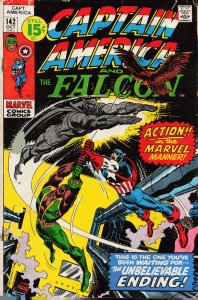 Captain America #142 (1971) Captain America and the Falcon