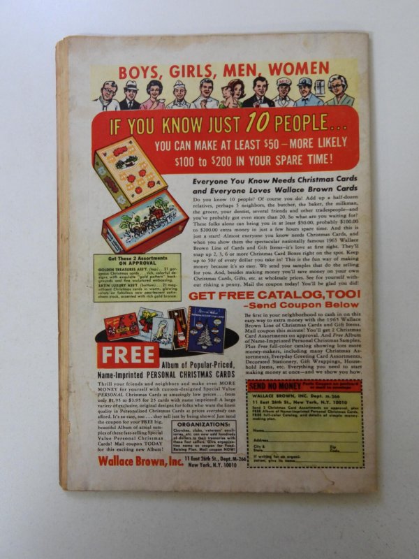 Star Spangled War Stories #122 (1965) GD/VG condition moisture damage