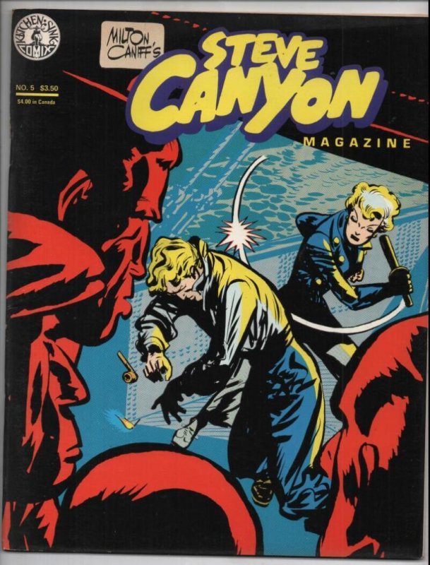 STEVE CANYON Magazine #5, VF/NM, Milton Caniff, Kitchen Sink, 1983 1984