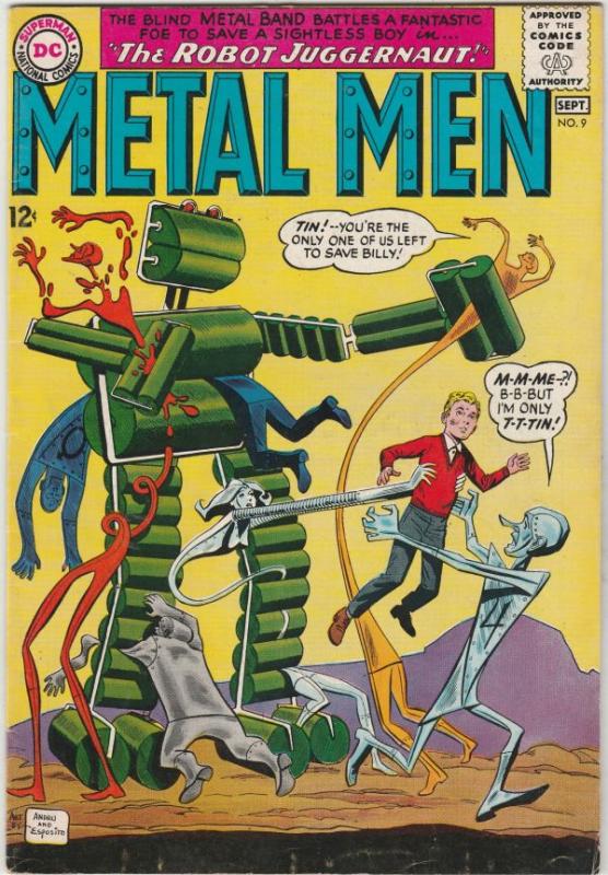 Metal Men #9 (Sep-64) FN/VF+ High-Grade Metal Men (Led, Tina, Tin, Gold, Merc...