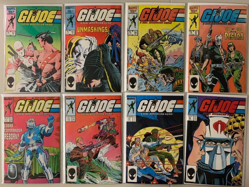 GI Joe copper age comics lot #36-138 direct 27 diff avg 6.0 (1985-93)