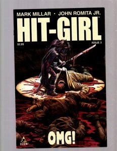 Lot Of 5 Hit-Girl Marvel Icon Comic Books # 1 2 3 4 5 Kick Big Daddy RP4