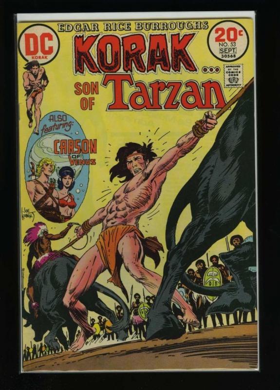 KORAK Son of Tarzan #53, FN, Joe Kubert,1972 1973, more DC in store