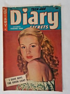 Teenage Diary Secrets (1949, St. John) #5vgf; (#2) Oversized, Lily Renee, Baker