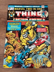 Marvel Two-In-One # 4 VF Marvel Comic Book Thing Captain America 17 J364