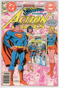 Action Comics 500 VF 8.0 DC 1979 Bronze Age Curt Swan Superman Biography