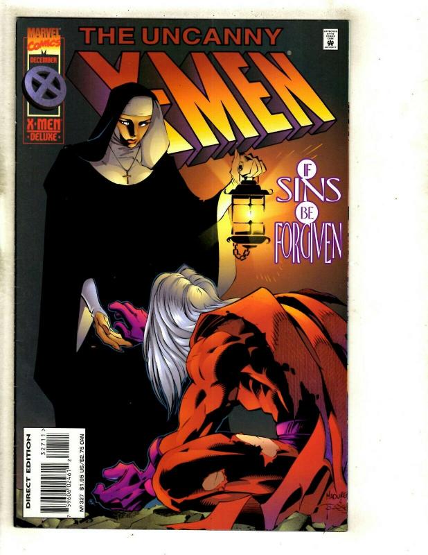 Lot Of 8 Uncanny X-Men Marvel Comic Books # 316 322 323 324 325 326 327 367 NP11