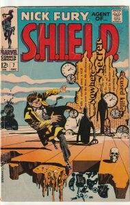 Nick Fury, Agent Of S.H.I.E.L.D # 7 VG+ Marvel 1968 [D4]