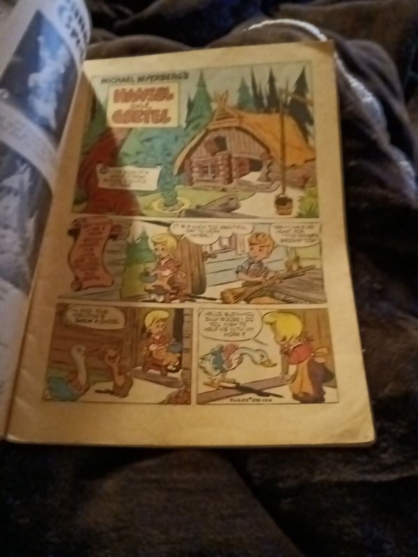 HANSEL AND GRETEL (1954) Dell four color Comics #590 golden age movie comic book